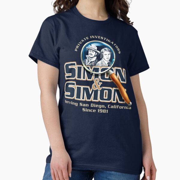 Vista previa del artículo con la obra «Simón y Simón Detectives Privados», diseñado y vendido por Alema Art.