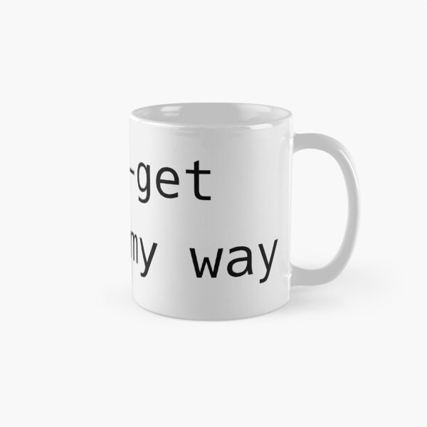 Item preview, apt-get out of my way designed and sold by Witch Kaira.