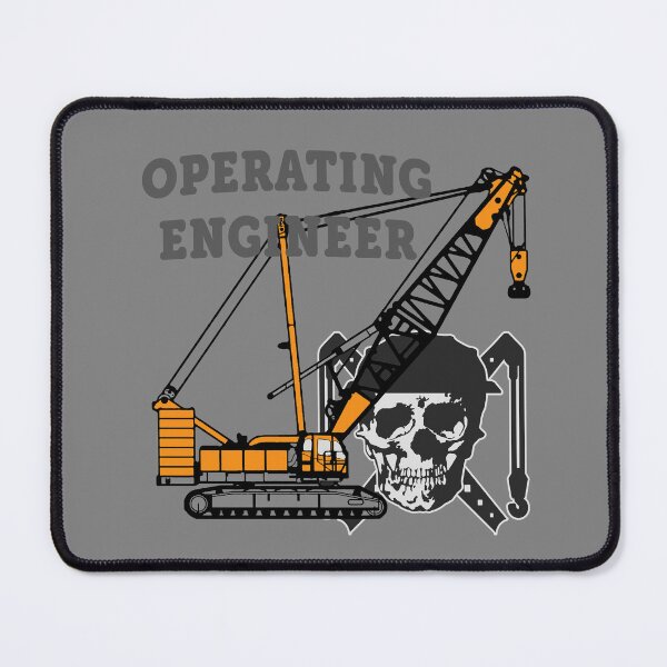 Item preview, Operating Engineer Crawler Crane (Front/Back-MG-2E) designed and sold by OESwag.
