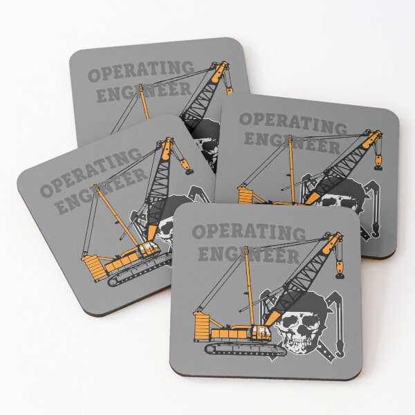 Item preview, Operating Engineer Crawler Crane (Front/Back-MG-2E) designed and sold by OESwag.