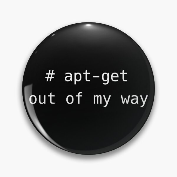 Item preview, apt-get out of my way designed and sold by Witch Kaira.