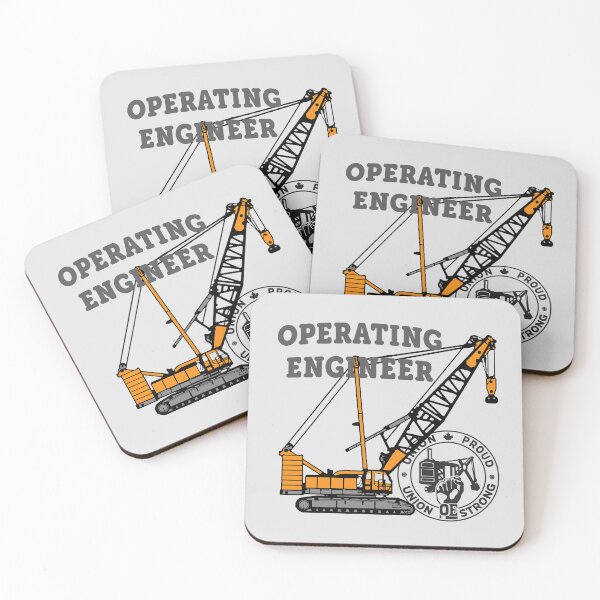 Item preview, Operating Engineer Crawler Crane (Front/Back-LG-2F) designed and sold by OESwag.
