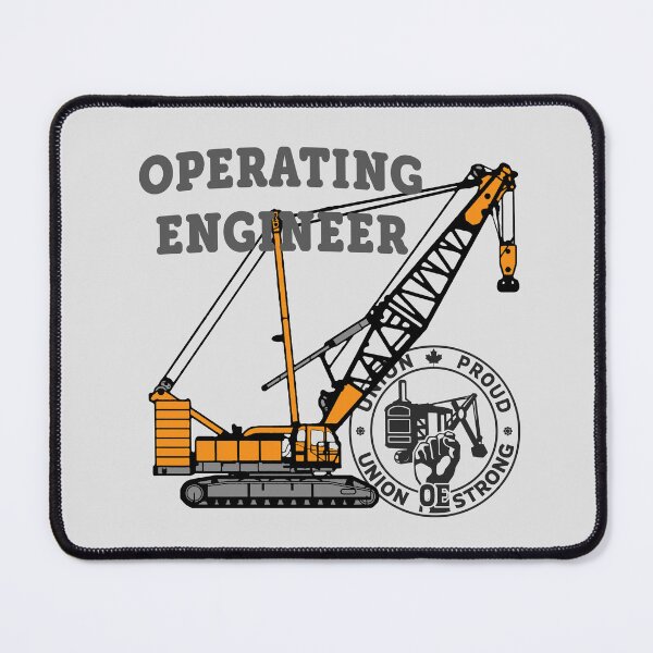 Item preview, Operating Engineer Crawler Crane (Front/Back-LG-2F) designed and sold by OESwag.