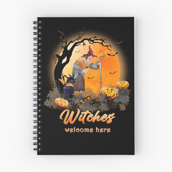 Item preview, Witches welcome Halloween illustration designed and sold by TipTopTapo.