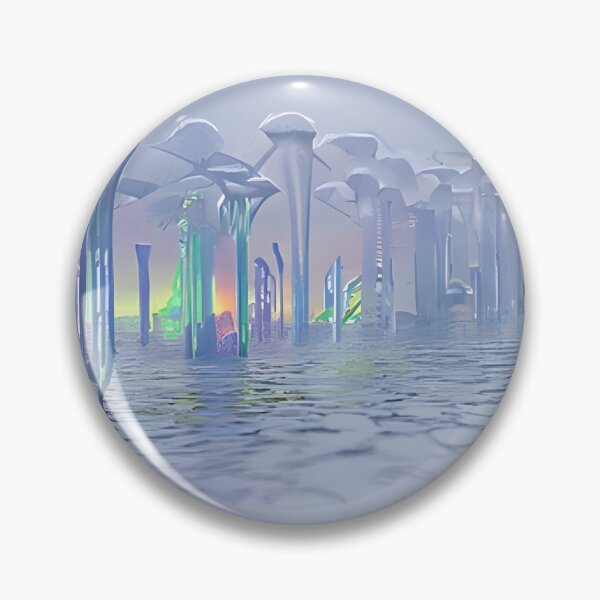 Item preview, After the Floods, a World of Shallow Seas and Giant Mushrooms designed and sold by QuackersWeb.