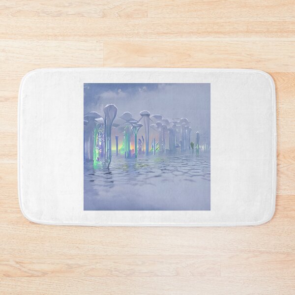 Item preview, After the Floods, a World of Shallow Seas and Giant Mushrooms designed and sold by QuackersWeb.