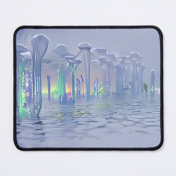 Item preview, After the Floods, a World of Shallow Seas and Giant Mushrooms designed and sold by QuackersWeb.