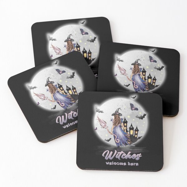 Item preview, Witches welcome Halloween illustration  designed and sold by TipTopTapo.