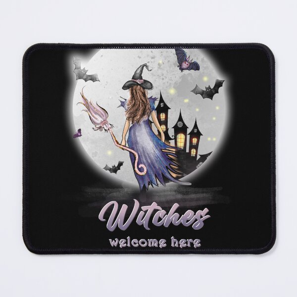Item preview, Witches welcome Halloween illustration designed and sold by TipTopTapo.