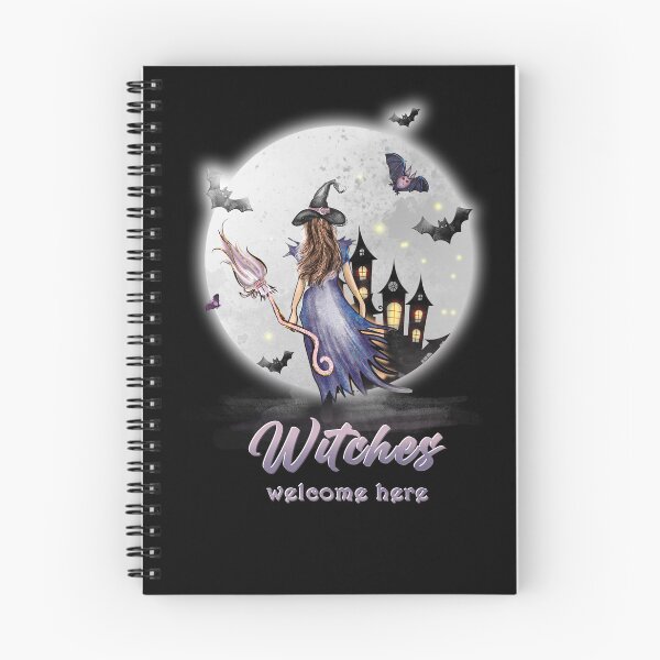 Item preview, Witches welcome Halloween illustration designed and sold by TipTopTapo.