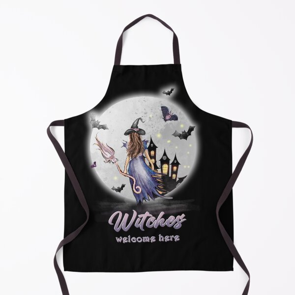 Item preview, Witches welcome Halloween illustration designed and sold by TipTopTapo.