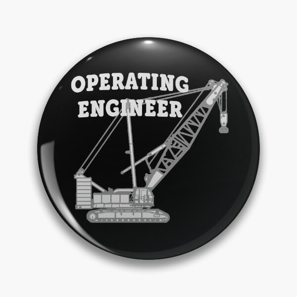 Item preview, Operating Engineer Crawler Crane (Front/Back-BL-2G) designed and sold by OESwag.