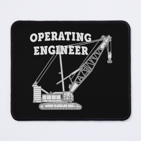 Item preview, Operating Engineer Crawler Crane (Front/Back-BL-2G) designed and sold by OESwag.