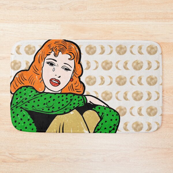 Item preview, Sad Pop Art Comic Woman Crying designed and sold by NeonxHeart.