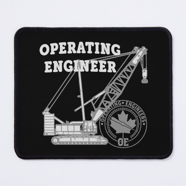 Item preview, Operating Engineer Crawler Crane (Front/Back-BL-2H) designed and sold by OESwag.