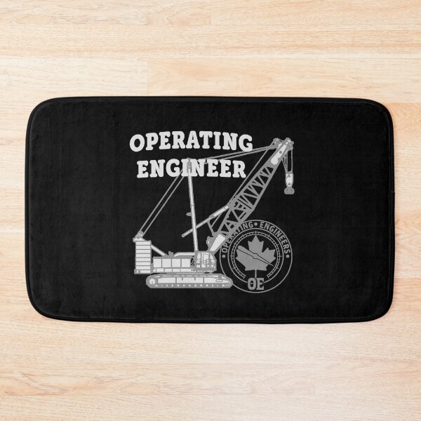 Item preview, Operating Engineer Crawler Crane (Front/Back-BL-2H) designed and sold by OESwag.