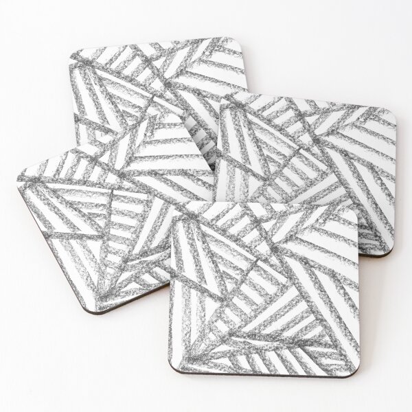 Item preview, Black and White Minimal Web Lines - Abstract Charcoal Drawing designed and sold by GenAumonier.