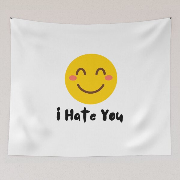 Item preview, i hate you emoji designed and sold by yusufdehbi.