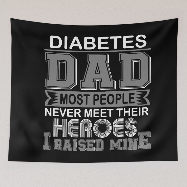 Item preview, Proud Diabetes Dad Most People Never Meet Their Heroes I Raise Mine designed and sold by frechettee.