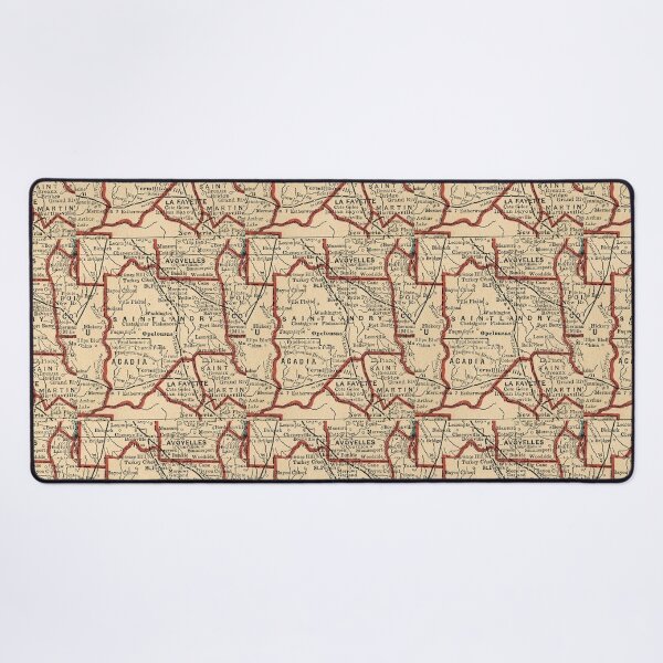 Item preview, Imperial St. Landry Parish Map 1893 designed and sold by LeJeuneGifts.