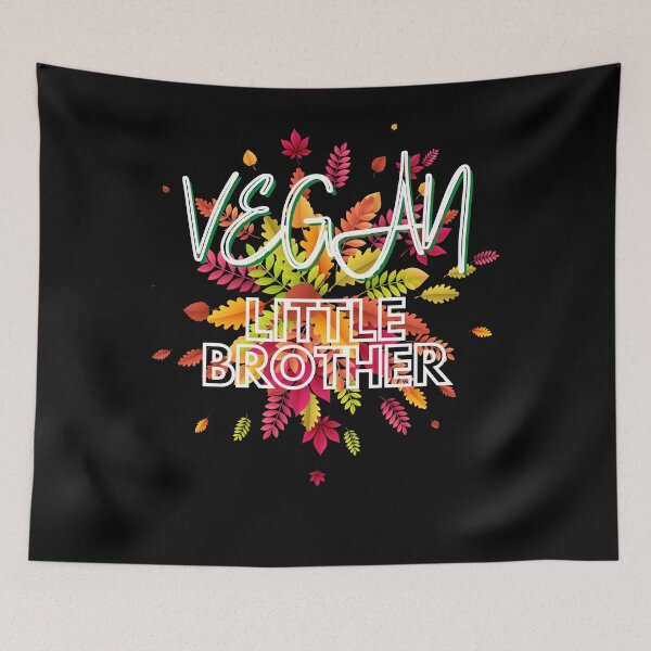 Item preview, Vegan little brother, fall autumn thanksgiving, matching family plant designed and sold by movie-popcorn.