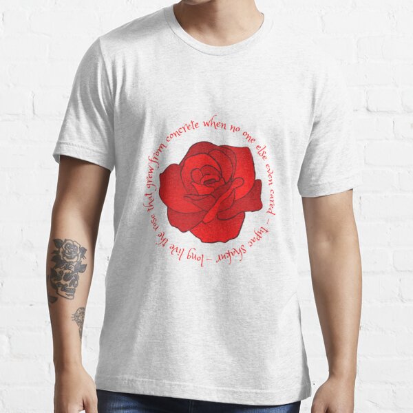 Tupac rose hot sale shirt