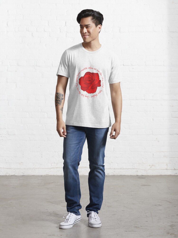Tupac - Unisex Rose T-Shirt