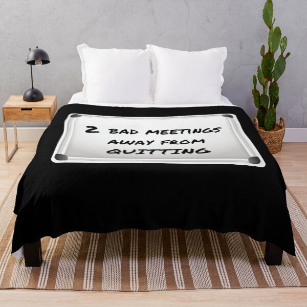 Item preview, 2 Bad meetings away from quitting - countdown designed and sold by StealthFandom.