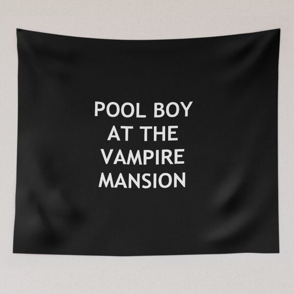 Item preview, POOL BOY AT THE VAMPIRE MANSION - Gerard Way MCR designed and sold by honeyglot.