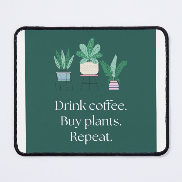 Item preview, Coffee Plants Repeat designed and sold by TheEarthyElf.