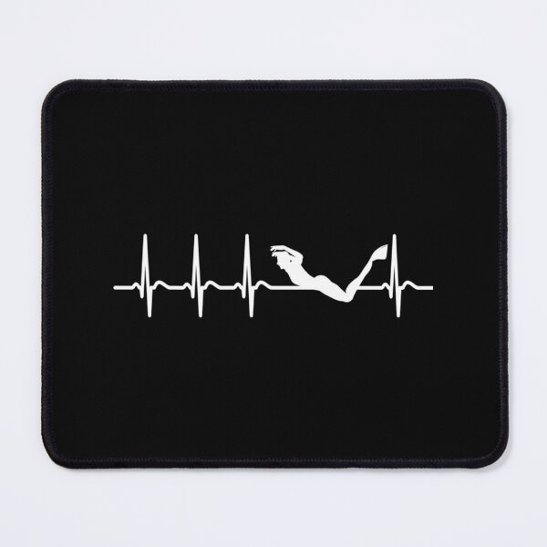Item preview, Heartbeat Finswimming T-Shirt Cool Funny Nerdy Cartoon Graphic Finswimmer Finswimmer Team T designed and sold by janetuejbritta.