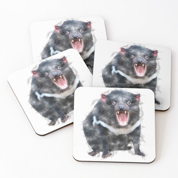 Item preview, Tasmanian Devil Watercolour Artwork designed and sold by Typeglyphs.