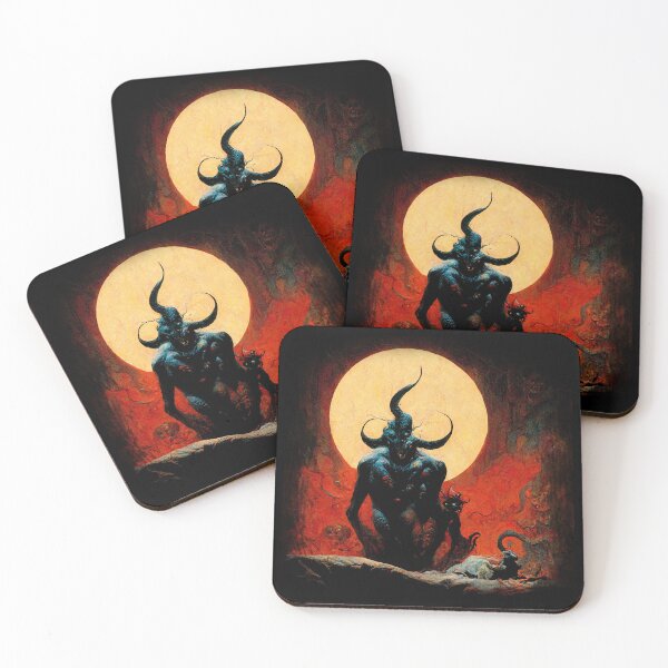 Item preview, AI INSPIRED by Frazetta designed and sold by IAMAI-art.