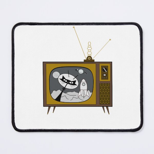 Item preview, MCM Space cats, Cosmic Cats, Mid Century sexton cat funny, Lost in Space TV show designed and sold by BossAtomic.