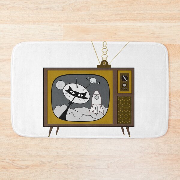 Item preview, MCM Space cats, Cosmic Cats, Mid Century sexton cat funny, Lost in Space TV show designed and sold by BossAtomic.