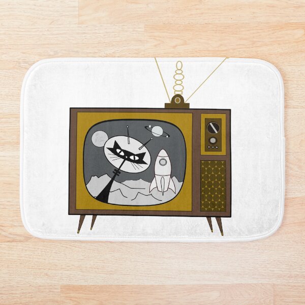 Artikelvorschau, MCM Space Cats, Cosmic Cats, Mid Century Küsterkatze lustig, Lost in Space TV-Show entworfen und verkauft von BossAtomic.
