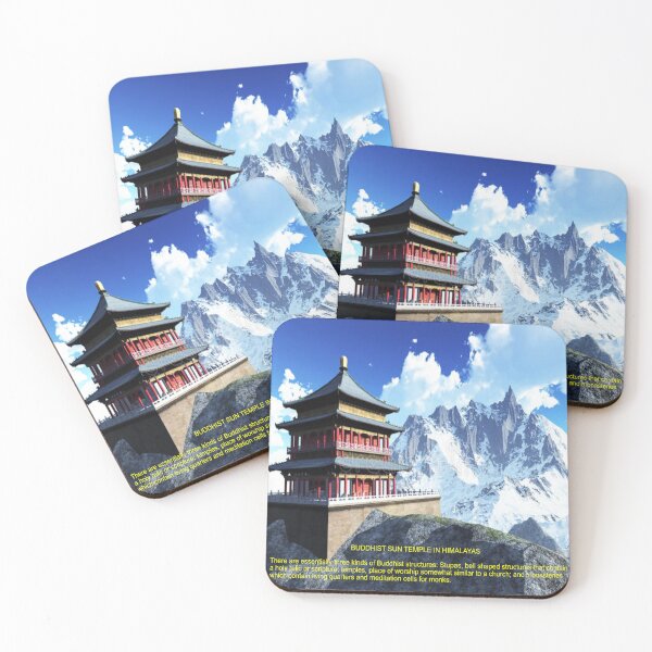Item preview, Temple in Himalayas Art  designed and sold by Alicefish.