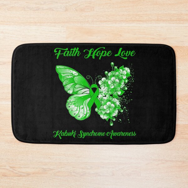 Item preview, Faith Hope Love Kabuki Syndrome Awareness Butterfly Ribbon Gifts designed and sold by Adropine.
