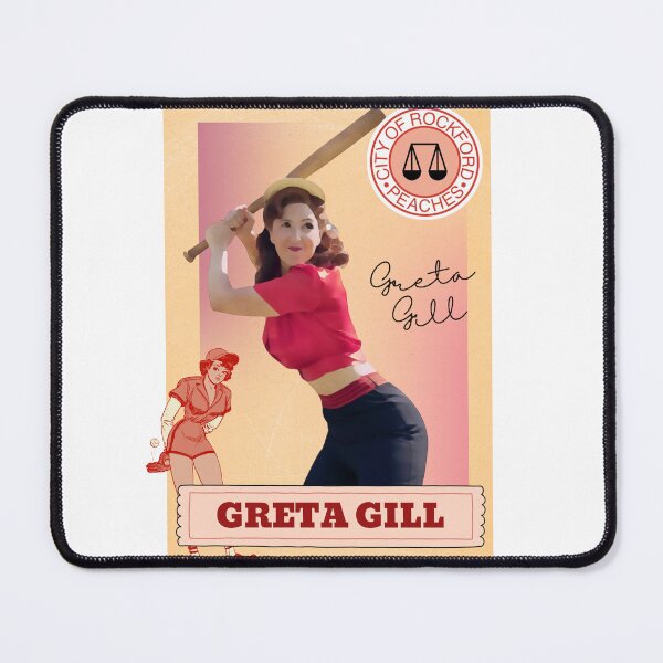 Item preview, Greta Gill Baseball Card A League of Their Own designed and sold by OffBeatHolidays.