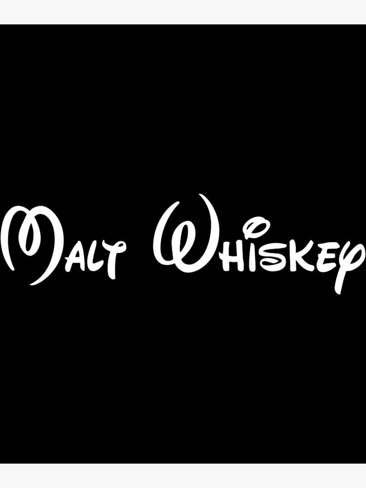 Malt Whiskey Shirt, Funny Gift Idea Pun Logo Parody T-Shirt Malt Whiskey Shirt, Funny Gift Idea Pun Logo Parody T-Shirt
