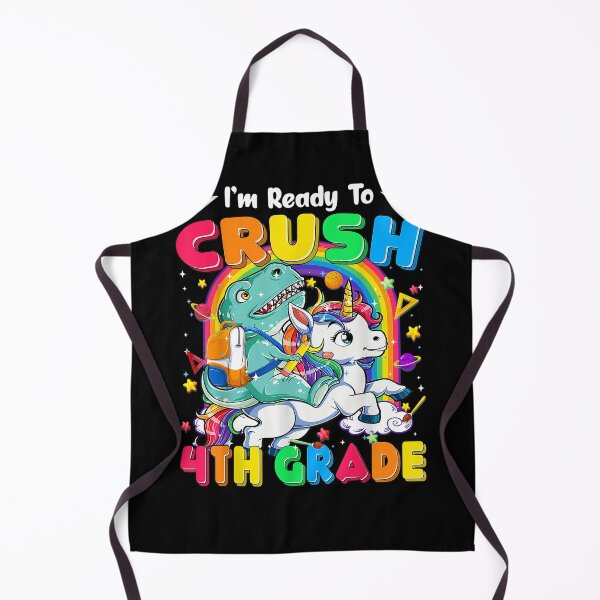 Item preview, I'm Ready To Crush 4th Grade Unicorn Dinosaur Back To School designed and sold by charalphe.
