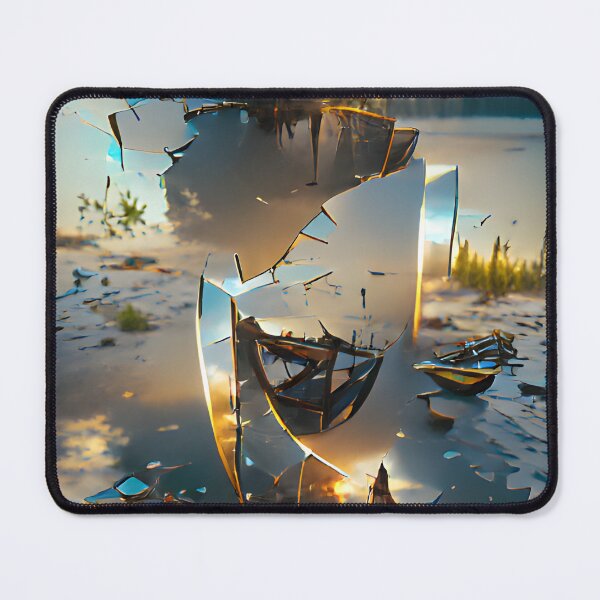 Item preview, Broken Glass | Glass | Glasses | Mirror | Abstract | Aesthetic | Landscape designed and sold by Envisionaries1.