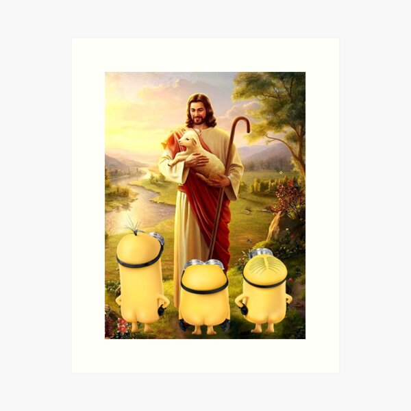 Item preview, Minion Jesus Love designed and sold by SinMineral.