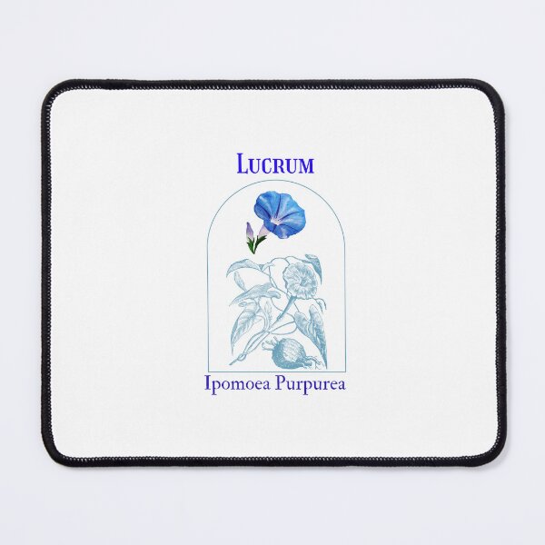 Item preview, Lucrum - Advantage symbol plant Ipomea Purpurea, blue morning glory designed and sold by Silva-Sol.