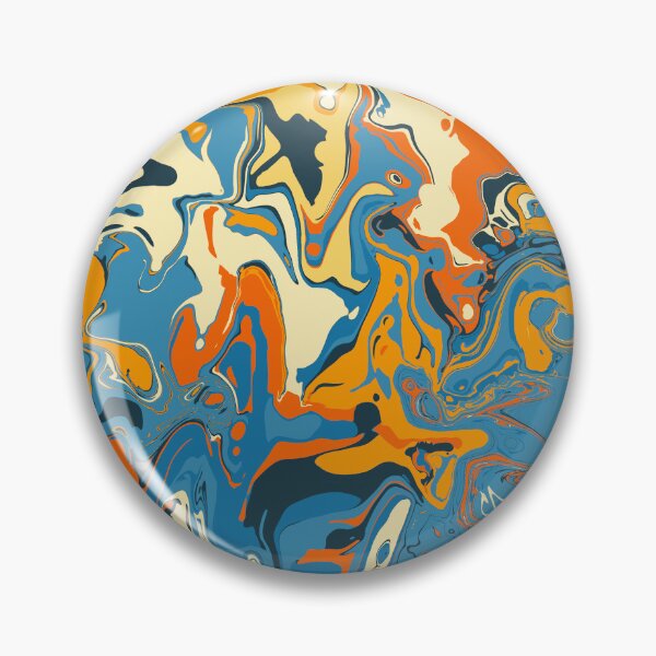 Item preview, Recess on the Playground Marble - Digital Paint Spill designed and sold by GenAumonier.