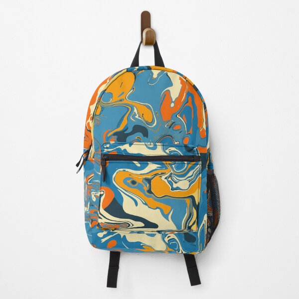 Item preview, Recess on the Playground Marble - Digital Paint Spill designed and sold by GenAumonier.
