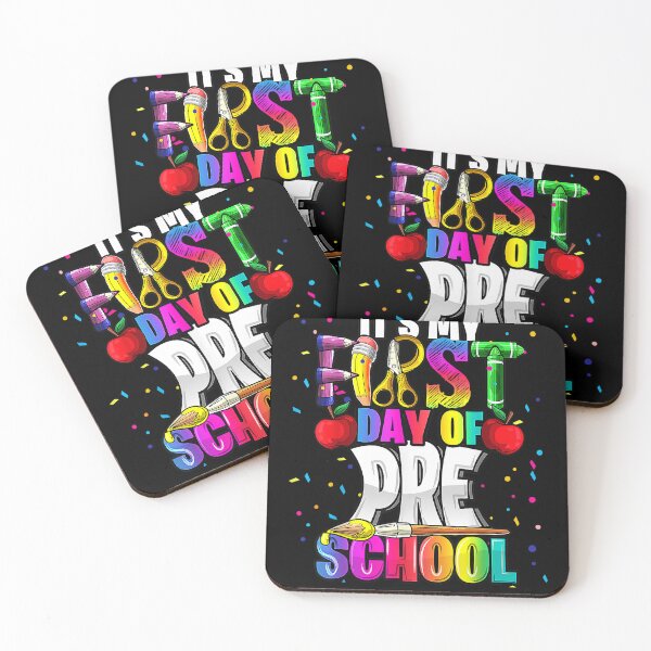 Item preview, It's My First Day Of Preschool Back To School Art Kit Girls  designed and sold by charalphe.