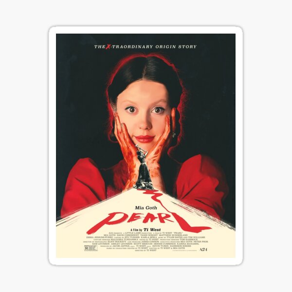 Pearl A24 movie Sticker