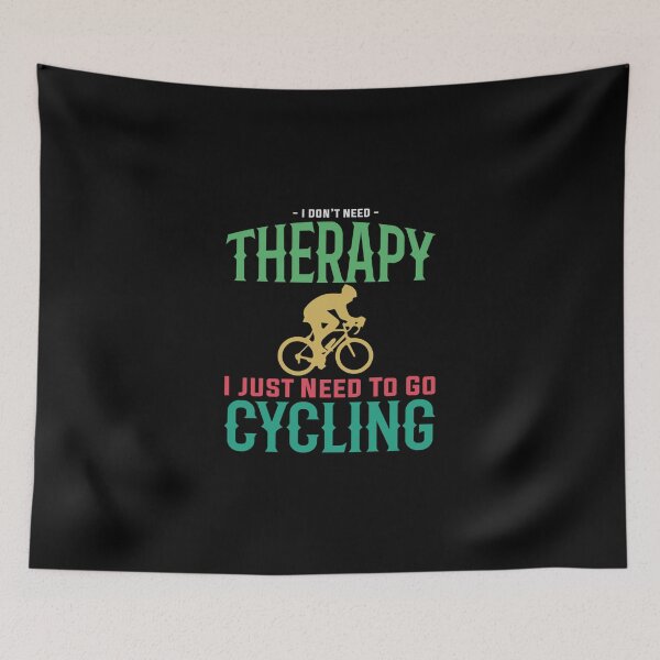 Item preview, I Don´t Need Therapy I Just Need To Go Cycling Sticker designed and sold by flvbelgrace.