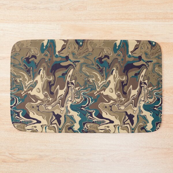 Item preview, Quiet Coffee Shop Marble - Digital Paint Spill designed and sold by GenAumonier.